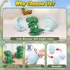 Intoypad Hatching Dinosaur Egg Toy for Kids, Spinning Egg Hatches into Walking Dinosaur, Reusable Clockwork Dino Fun Dinosaurs Toys for Boys Girls Age 3 4 5 6 7 8 Christmas Birthday Gifts view 4