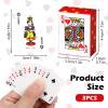 3 Decks Mini Playing Cards 1.65" Mini Deck Of Cards Portable Miniature Poker Card Smal Playing Card For Adults Party Favor Tiny Deck Of Novelty Party Gift For Christmas New Year Travel Fun view 2