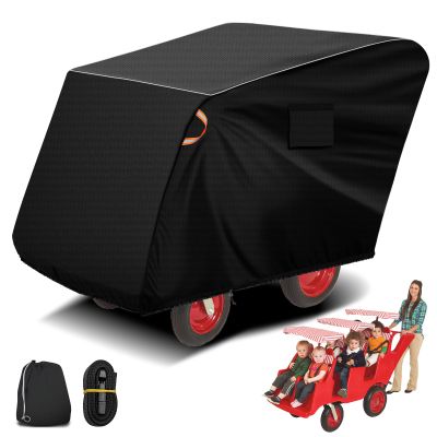 6 Passenger Seater Stroller Cover, Heavy Duty 600D Oxford Cloth, Waterproof & Dustproof, Easy to Install & Clean