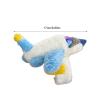 Airplane Papa Circle Plush Toy, Soft Slap Bracelet,17cm, Airplane Cushy Wristband, Kids Plush Slap Bracelets, Fun Party Favor Cushy Band, For Halloween Christmas Birthdays view 3