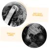 Uonlytech European Luxury Decorative Desktop Globe Rotating Earth Globe with English Labels and White Stand for Home Office Educational Geography Learning Prop view 3