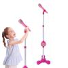 Stand Up Microphone - Colorful Toy with Adjustable Stand, Connectable Singing Machine for Children, Fun Music Play Young Singers Party Educational Play Performances view 1