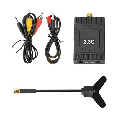 3.3GHz 4W 6W VTX VRX Annal0g Video Transmission Module FPV Wirreless Audlo and Video Signal Sende Transmlttier 16CH for FPV for RC Racing Drone