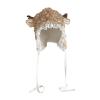 Animal Hat - Cartoon Antler Print Winter Cap | Soft Plush Warm Costume Hat with Ears, Thermal Design for Daily Wear, Holiday Party Cosplay Birthday Comedy Stage Photo Prop 0.55-60cm view 1