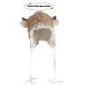 Animal Hat - Cartoon Antler Print Winter Cap | Soft Plush Warm Costume Hat with Ears, Thermal Design for Daily Wear, Holiday Party Cosplay Birthday Comedy Stage Photo Prop 0.55-60cm view 2