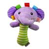 Abaodam Year Plush Elephant Hand Rattle for Boy Girl Early Educational Wrist Rattles for Sound Development Soft Cartoon Animal for Newborn Boys and Interaction view 1