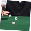 Beaupretty 30pcs White Six-Sided Dice Game Lightweight Acrylic Replacement Dice for Party and Classroom Math Teaching Supplies view 4