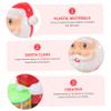Uonlytech 3pcs Wind Up Santa Claus Drumming Playthings Lightweight for Portable Holiday Fun Random Color view 4