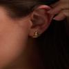 Alex and Ani Harry Potter Hogwarts & Sorting Hat Earrings for Women - Gold Plated Brass, Nickel-Free Cute Jewelry, Ideal Gift for Harry Potter Fans view 3