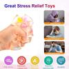 12 Pack Valentines Squishy Stress Cube Squeeze Toy, Sensory Stress Balls Fidget Toys for Adults Kids Class Valentine Day Card Gifts Bulk Valentine Party Favors view 4