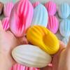 5-Pack Sticky Bread Slow Rising Squishy Set, Soft Foam Stress Relief Squeeze Squishies for Adults, Bread-Shaped Sensory Stress Balls for Desk, Office & Gifts 14+ view 4