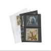 PCCB MINGT 10 Pcs Widened 9-Hole Album Pages (Black, 1 Pocket) view 2