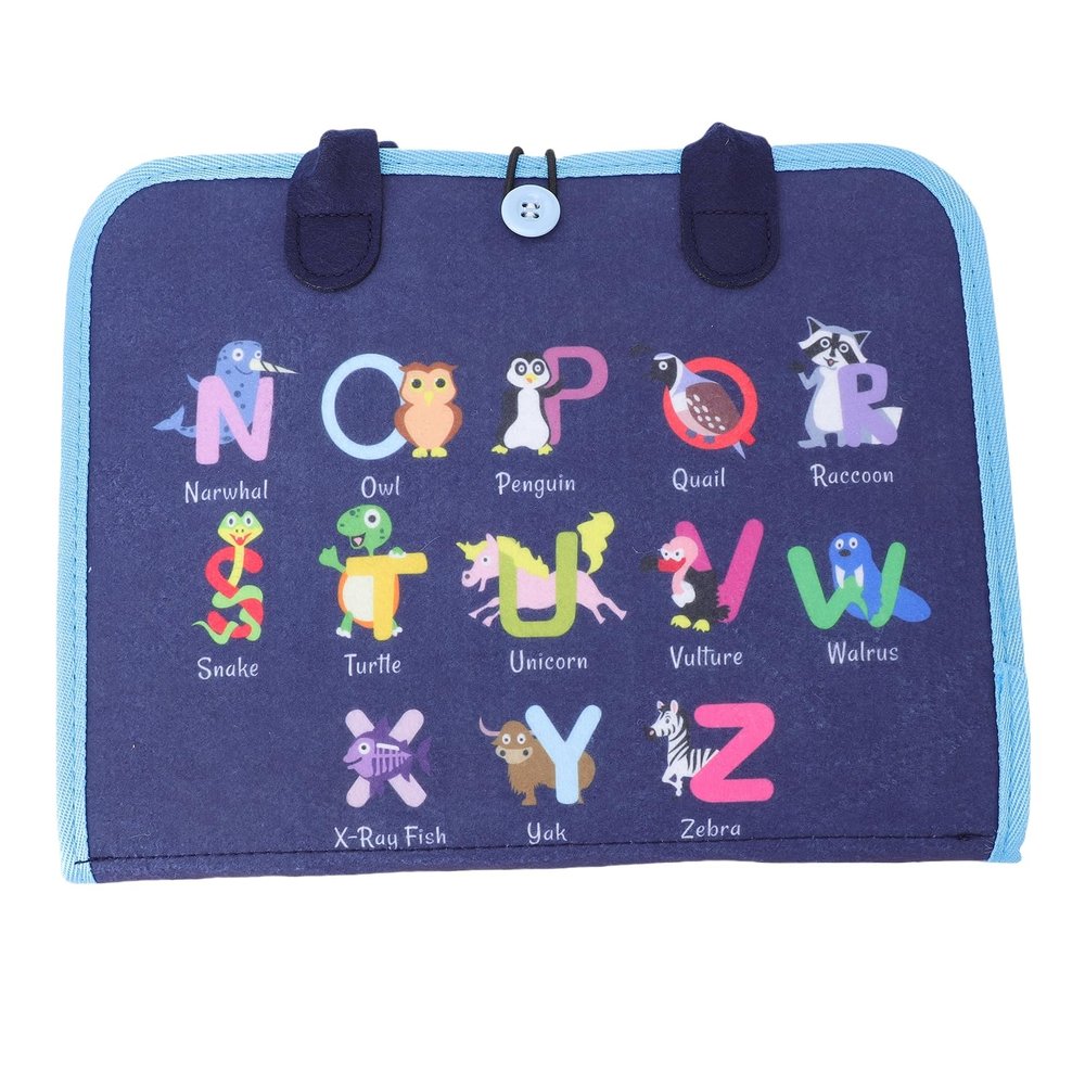 CHICIRIS Toddler Activity Book, Felt Cloth Interactive Learning Toy for Kids, Enhance Hand Coordination and Storytelling Skills During Travel