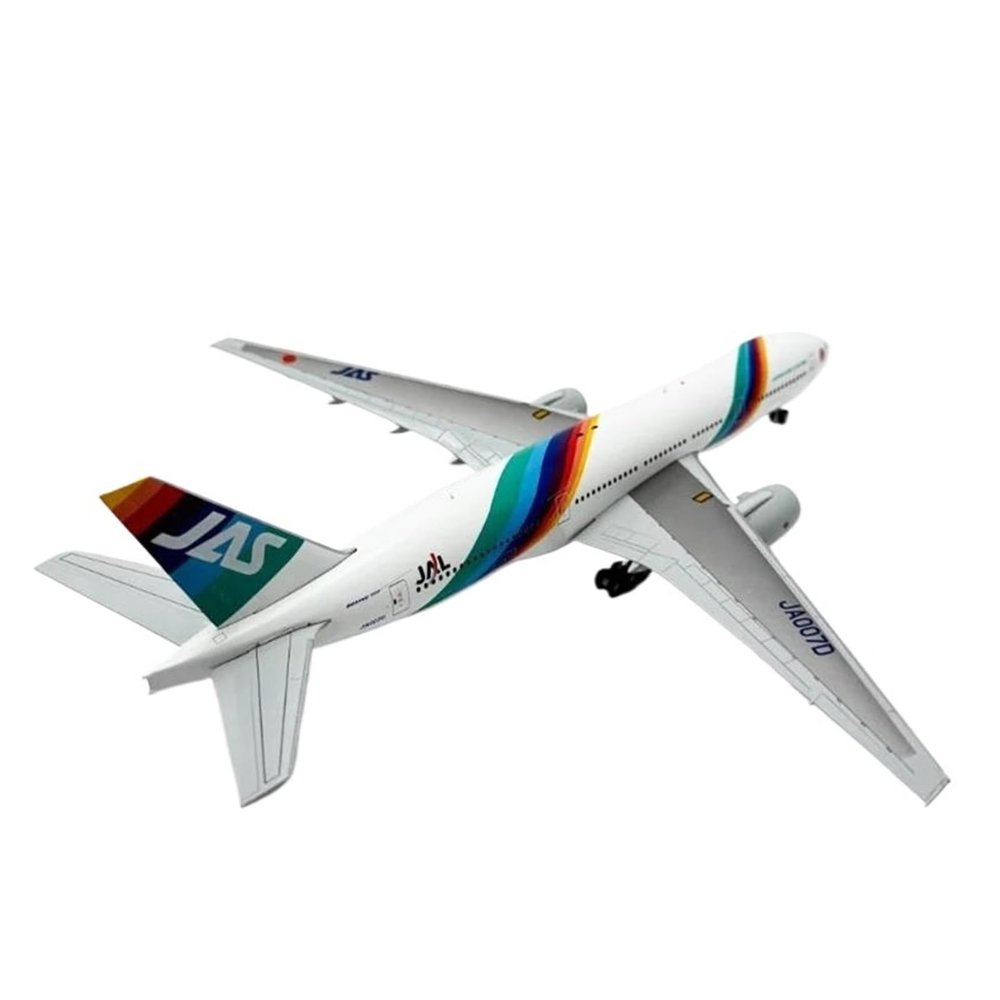 OQMAZO Die Cast Plane 1:200 for JAS B777-200 JA007D Alloy Aircraft Simulation Model Hobby Collection Nostalgia Souvenirs Finished Metal Airplane