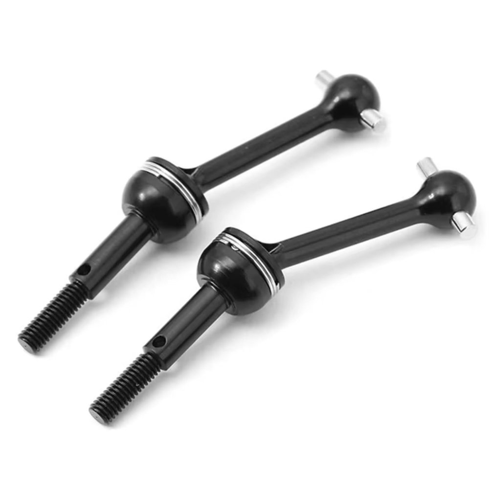 rc DriveShafts Compatible with Tamiya for TT02 for TT01 TT01D 1/10 RC Car Upgrade Accessories Parts 2Pcs Metal Drive Shaft CVD