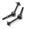 rc DriveShafts Compatible with Tamiya for TT02 for TT01 TT01D 1/10 RC Car Upgrade Accessories Parts 2Pcs Metal Drive Shaft CVD view 4