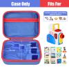 Case Compatible with Little Tikes Story Dream Machine Starter Set, Toys Storage Bag with DIY Embroidery Patches, Organizer for Projector Storytime Books and Audio Character- Blue Space (Box Only) view 2