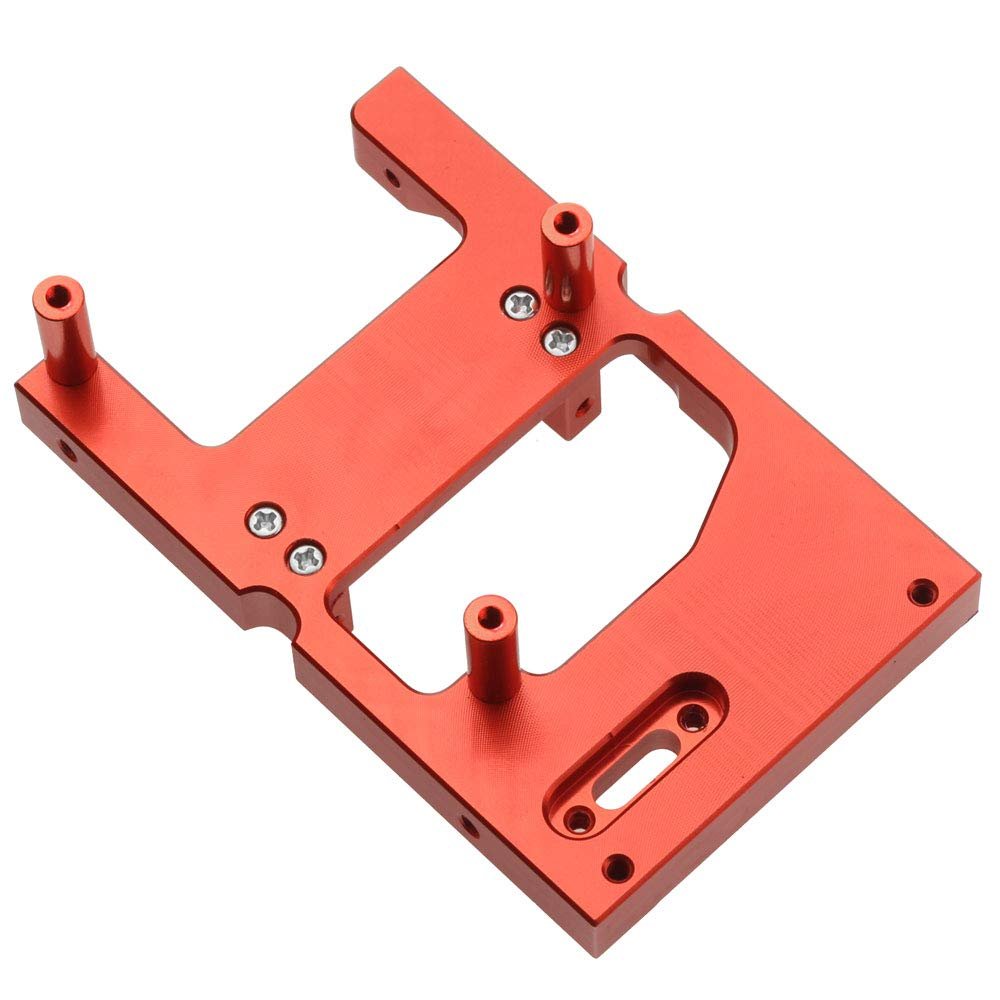 Aluminum Alloy Servo Fixed Mount Bracket for W-pl C24 C14 B16 B36 1/16 RC Car M-N D90 99s Upgrade Metal Spare Parts(Red)