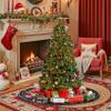 Christmas Train Set Light and Sound Festive Christmas Tree Train Electric Fun for Boys Girls Gifts, No Tree view 3