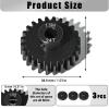 RcThjia 3-Pack M1.5 8mm 24T Steel Pinion Gears with M5 Set Screws & Hex Key, Hard Anodized Machined Motor Gear Set for Arrma Traxxas X-Maxx 1/5 Scale Rc Car Truck Brushed Brushless Motor view 2