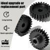 RcThjia 3-Pack M1.5 8mm 24T Steel Pinion Gears with M5 Set Screws & Hex Key, Hard Anodized Machined Motor Gear Set for Arrma Traxxas X-Maxx 1/5 Scale Rc Car Truck Brushed Brushless Motor view 4