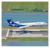 Die Cast Plane 1:400 for PH11841 TU-154M OM-AAA Slovak Diecasts Collectible Aircraft Model Metal Christmas Model Finished Metal Airplane view 3