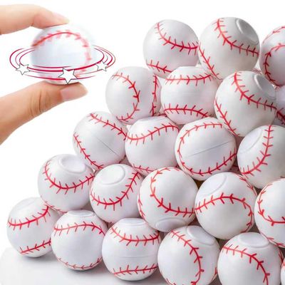 32PCS Spinning Baseball Sports Fidget Toys Party Favors Bulk for Kids 4-8 8-12 Birthday Goodie Treat Bag Stuffers Classroom Treasure Box Toys Carnival Prizes Pinata Fillers Mini Return Gifts