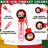 Seenelling 24 Pack Black History Month Mini Bubble Bulk African American Wands Bubbles Black History Month Party Favors for Birthday Decoration Juneteenth Freedom Day Patriotic Party Supply view 4
