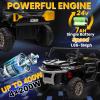 JOYRACER 24V 4WD Ride on Car, 2 Seater Dump Truck w/4X200W Motor, Gift Flower, 2.4G Remote Control, 4 Wheeler, Bluetooth Music, LED Light, 24 Volt Ride on Toys for Big Kids, Black view 2