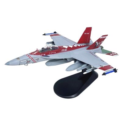 CHICHIYANG 1:100 US Navy F/A-18 Super Hornet Strike Fighter Model VFA-102 Alloy Die-cast Aircraft Collectibles for Home Decoration