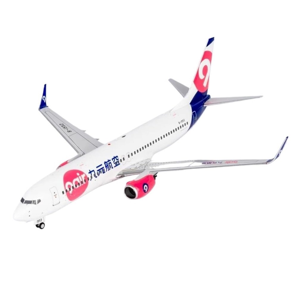 Die Cast Plane 1:200 for 9 Air B737-800 B-1552 08033 Metal Airplane Model Toy Surprise Collect for Friends Finished Metal Airplane