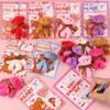 28 Pack Valentines Day Gifts for Kids Classroom Mini Plush Bear Keychain Toys with Valentine Day Cards for Kids School, Valentines for Class Exchange Cards Gifts Prizes Party Favors for Boys Girls view 3