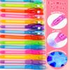 24 Pack Valentines Day Gifts for Kids Classroom LED Invisible Ink Pen with Valentines Cards for Kids School, Spy Pen Magic Gifts Valentines for Class Exchange Cards Prizes Party Favors for Boys Girls view 3