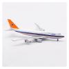 Die Cast Plane 1:200 for B747-400 ZS-Saw Static Die Cast Metal Airplane Model White-Orange Decor Plane Model Finished Metal Airplane view 3