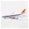 Die Cast Plane 1:200 for B747-400 ZS-Saw Static Die Cast Metal Airplane Model White-Orange Decor Plane Model Finished Metal Airplane view 4