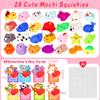 28 Pack Kids Valentines Day Cards with Cute Mochi Squishies Valentines Day Gifts for Kids Classroom, Valentines for Kids School Valentines for Class Exchange Cards Prizes Party Favors for Boys Girls view 2