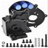 Aluminum Transmission Case Gearbox Housing Cover w/Motor Plate Upgrade Parts for 1/10 Slash 2WD Rustler Stampede Bandit 2WD RC Car, Replaces #3691. view 1