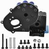Aluminum Transmission Case Gearbox Housing Cover w/Motor Plate Upgrade Parts for 1/10 Slash 2WD Rustler Stampede Bandit 2WD RC Car, Replaces #3691. view 2