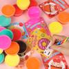 24 Pack Valentines Day Gifts for Kids Classroom Butter Slime Stress Relief Fidget Toys with Valentines Cards for Kids School Valentines for Kids Class Exchange Gifts Prizes Party Favors for Boys Girls view 4