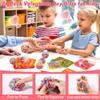 24 Pack Valentines Day Gifts for Kids Classroom Fidget Stress Balls with Valentines Cards for Kids School, Stress Relief Toys Squeeze Balls for Boys Girls Classroom Exchange Gifts Class Party Favors view 3