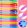 24 Pack Valentines Day Gifts for Kids Classroom LED Invisible Ink Pen with Valentines Cards for Kids School, Spy Pen Magic Gifts Valentines for Class Exchange Cards Prizes Party Favors for Boys Girls view 3
