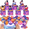 28 Pack Valentines Day Gifts for Kids Classroom Galaxy Slime with Valentines Day Cards Space Gift Boxes, Valentine for Kids Classroom Class Exchange Gifts Prizes School Favors Favors for Boys Girls view 1