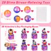 28 Pack Valentines Day Gifts for Kids Classroom Galaxy Slime with Valentines Day Cards Space Gift Boxes, Valentine for Kids Classroom Class Exchange Gifts Prizes School Favors Favors for Boys Girls view 2