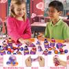 28 Pack Valentines Day Gifts for Kids Classroom Galaxy Slime with Valentines Day Cards Space Gift Boxes, Valentine for Kids Classroom Class Exchange Gifts Prizes School Favors Favors for Boys Girls view 3