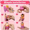 28 Pack Kids Valentines Day Gifts for School Galaxy Slime with Valentines Day Cards Space Gift Boxes, Valentine for Kids Classroom Valentines for Class Exchange Gifts Prizes Favors Favors for Boy Girl view 4