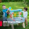 Step2 Rain Showers & Flow Kids Water Table, Outdoor Toddler Activity Table, 15-Piece Accessory Set, Ages 1.5+ Years Old, Multicolor (Gray, Blue, Red) view 2