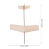 DECHOUS 4pcs Wooden Airplane Kits DIY Hand Throw Glider Model Plane Lightweight for Classroom Craft Birthday Party Favors Back to School view 2