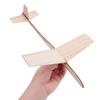 DECHOUS 4pcs Wooden Airplane Kits DIY Hand Throw Glider Model Plane Lightweight for Classroom Craft Birthday Party Favors Back to School view 4