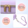 Elonbo Carrying Case for Blinger Dazzling Starter Kit,Blinger Kids Glam Collection Starter Kit Storage Bag,Kids Hair Styling Tool Travel Organizer Holder,Pocket fits Gems Rhinestones. Purple view 4