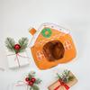BCOATH Gingerbread House Headpiece Christmas Party Hat Cartoon Headgear Lightweight Comfortable Festive Photo Booth Prop for Holiday Costume Accessories view 4